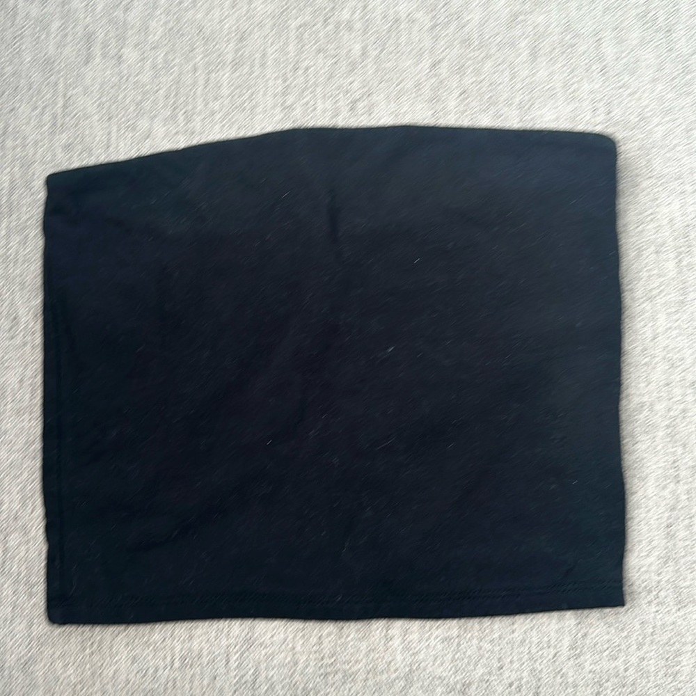 Target Wild Fable Black Cropped Tube Top